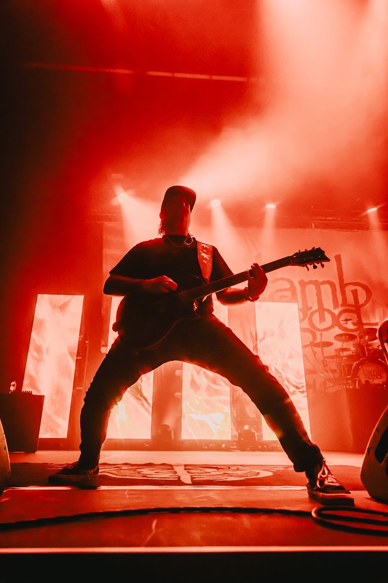Lamb of God performing live at AEC Theatre in Adelaide